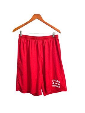 A4 Mens Red Eagles Football Athletic Shorts XL